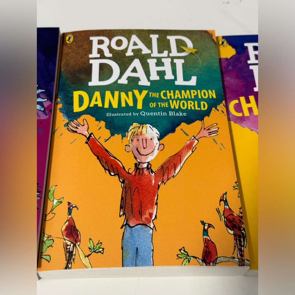 ROADL DAHL Set of 3 Paperback Books Danny, Witches, Charlie & Chocolate Factory - Picture 2 of 8